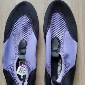 Lavender and Black Water Shoes Size 9 . NWT